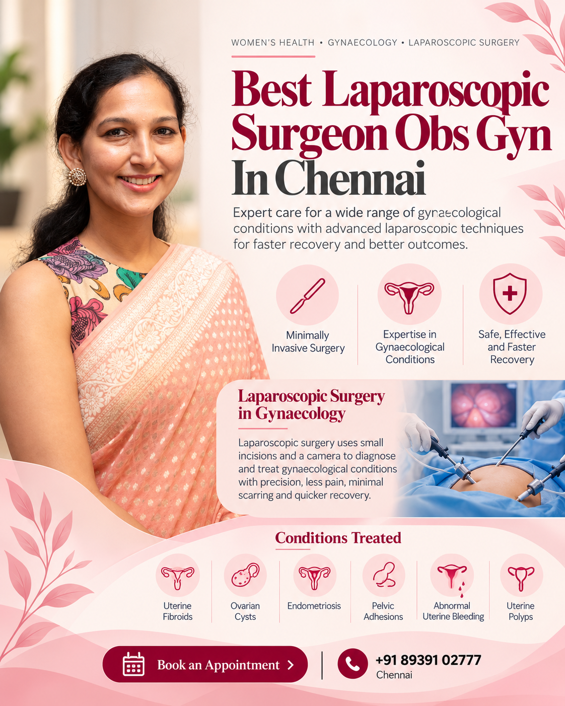 Laparoscopic gynaecology care and consultation in Chennai
