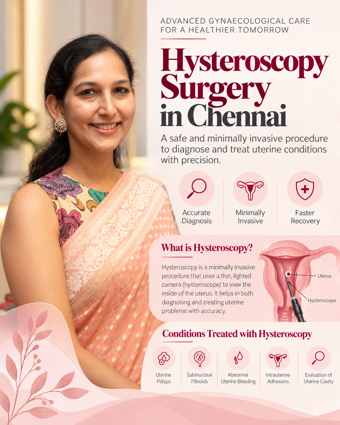 Hysteroscopy surgery consultation and women's gynaecological care in Chennai