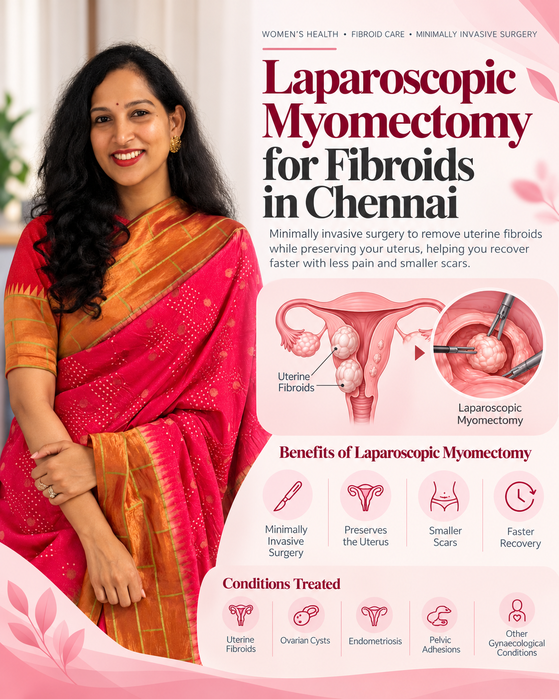 Best Laparoscopic Myomectomy for Fibroids in Chennai - uterine fibroid care